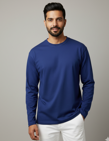 Royal Blue Full Sleeve T-Shirt