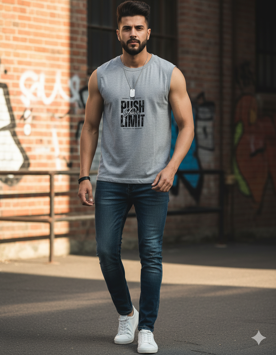 Push your Limits Sleeveless T-Shirt