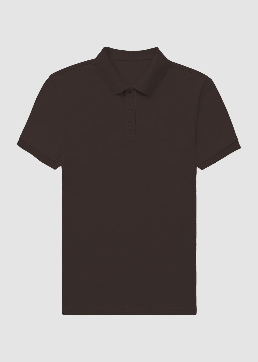 Le Polo Classique T-shirt - Coffee Brown