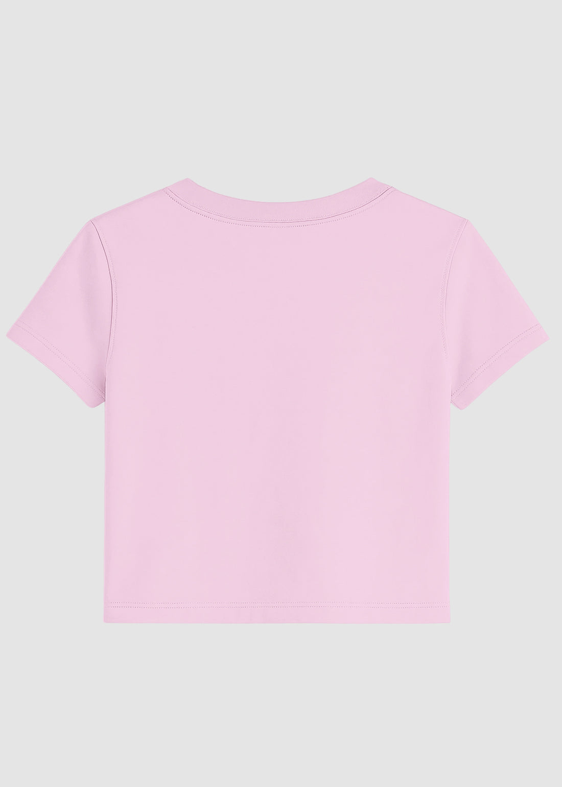Light Pink Basic Crop Top