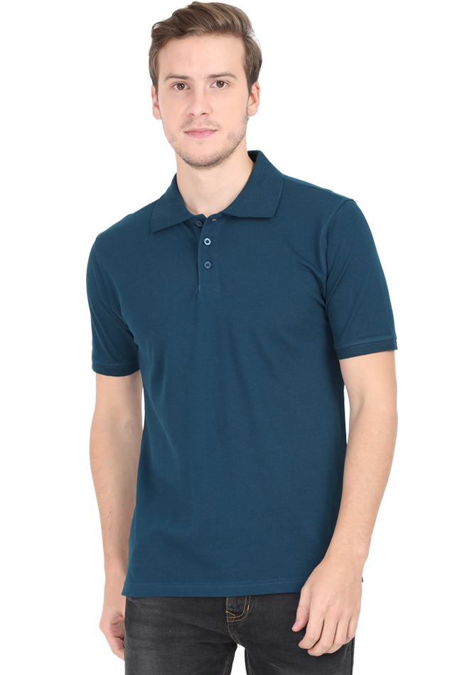 Le Polo Classique T-shirt - Petrol Blue