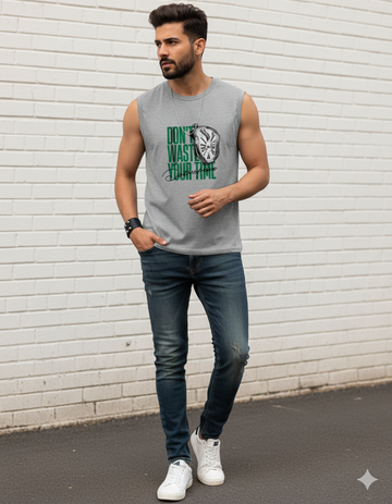 Don't Waste Time Sleeveless T-Shirt