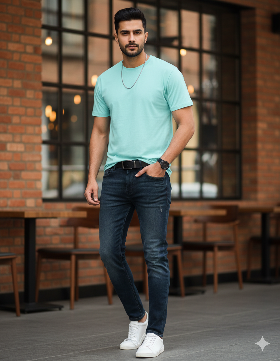 Mint Silhouette Classic Stretch T-shirt