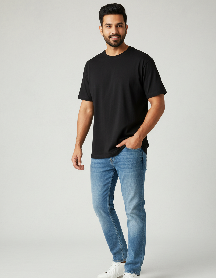 Black Core Classic Crew T-Shirt