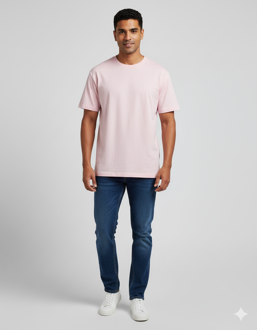 Light Pink Core Classic Crew T-Shirt
