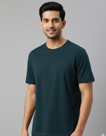 Petrol Blue Core Classic Crew T-Shirt