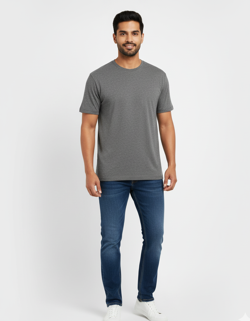 Charcoal Core Classic Crew T-Shirt