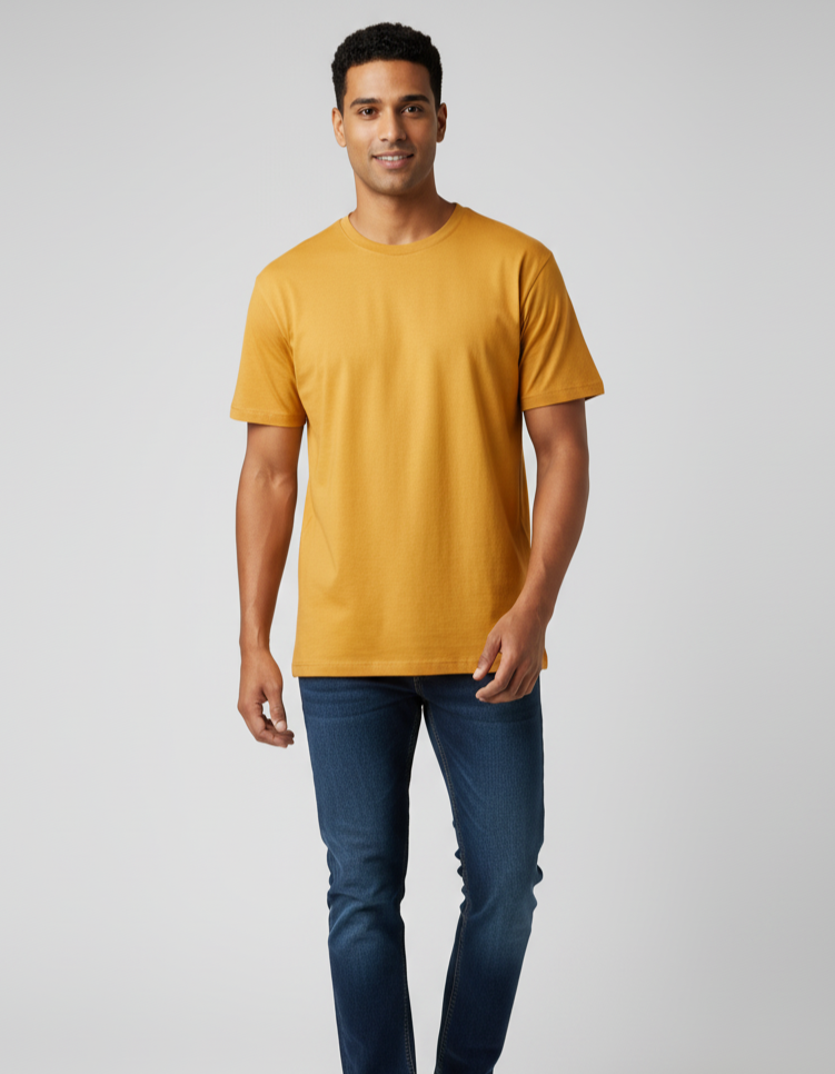 Golden Yellow Core Classic Crew T-Shirt