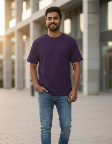 Purple Core Classic Crew T-Shirt