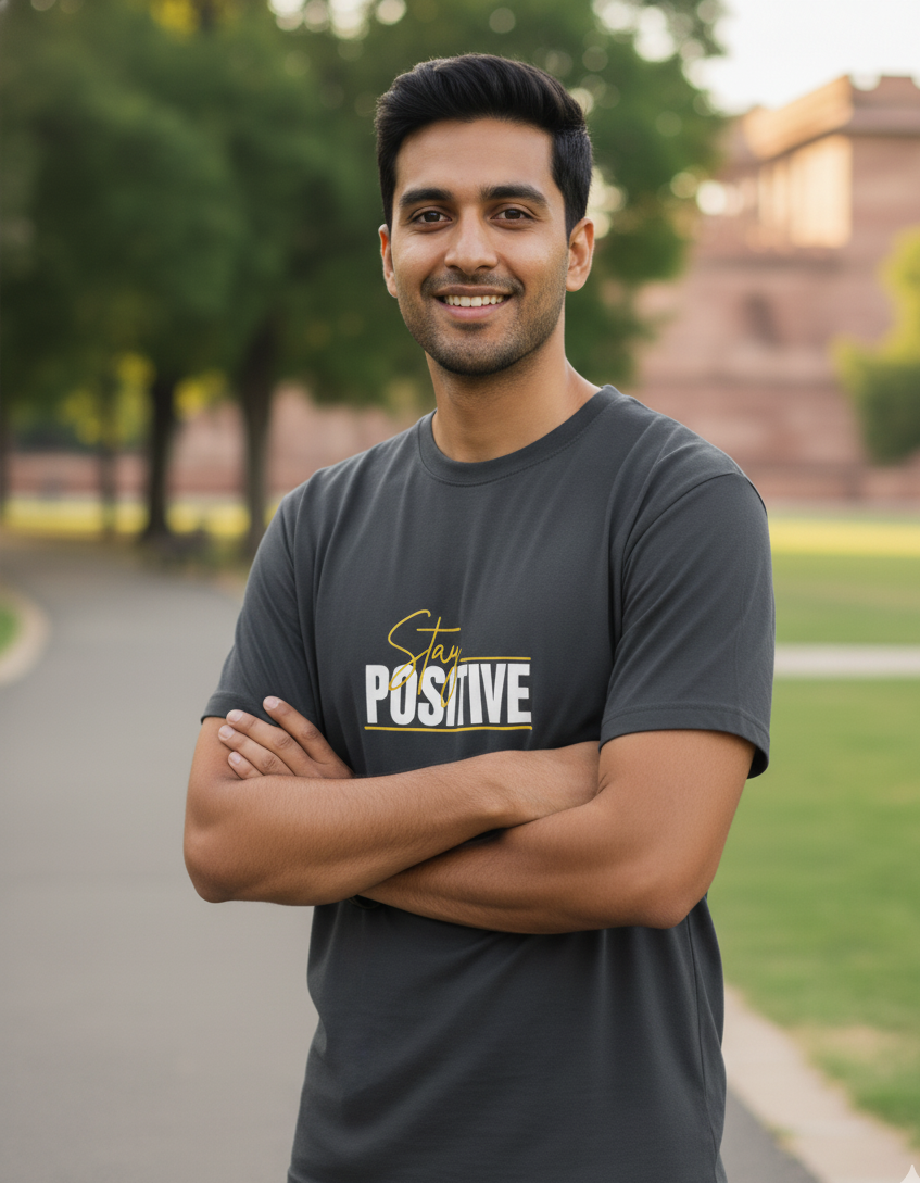 Stay Positive Classic Fit T-Shirt