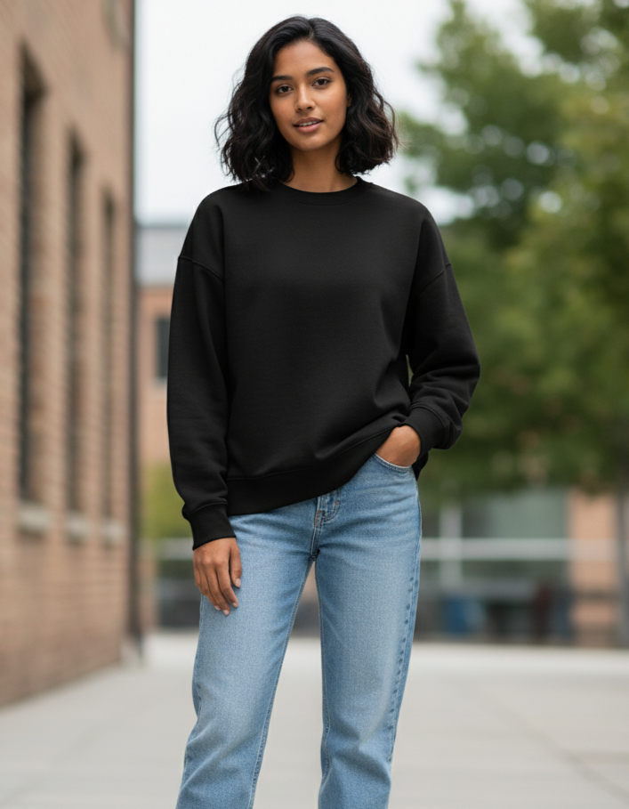 Boyfriend Fit Sweatshirt