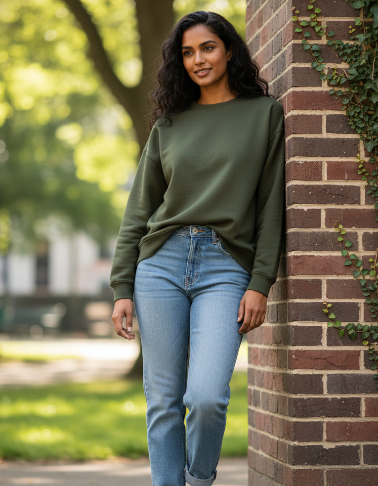 Boyfriend Fit Sweatshirt