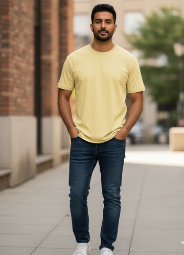 Yellow Core Classic Crew T-Shirt