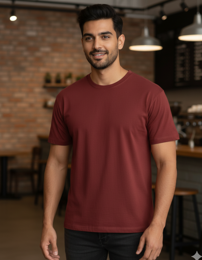 Brick Red Core Classic Crew T-Shirt