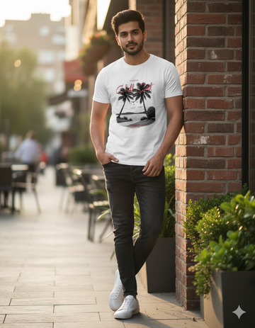 Chill Out Silhouette Classic Stretch T-shirt