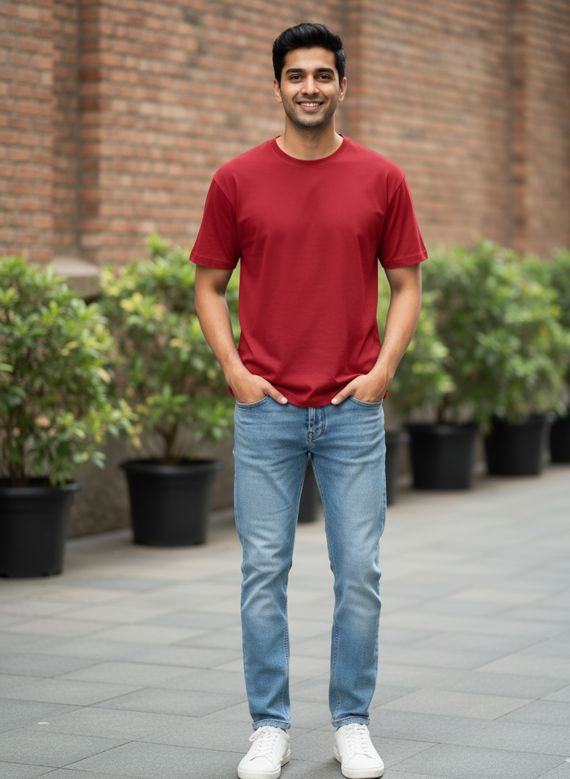 Red Core Classic Crew T-Shirt