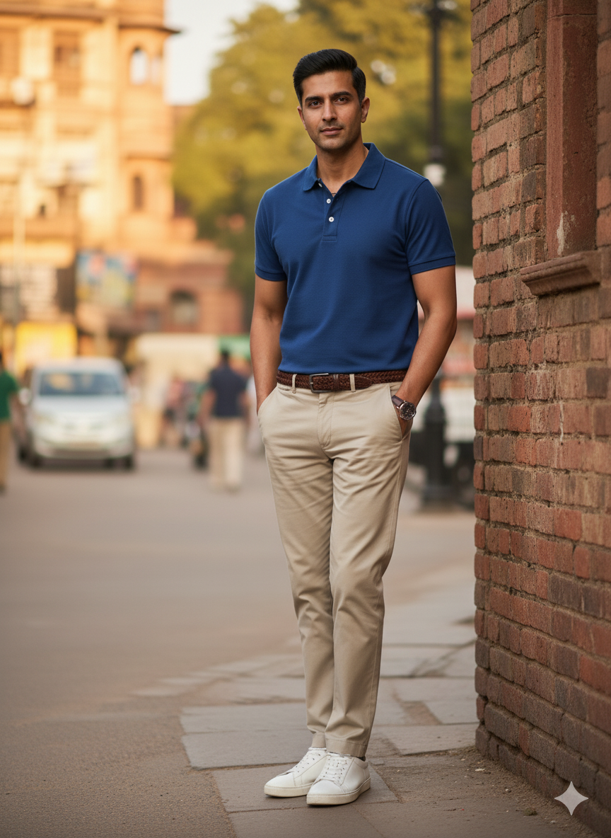 Le Polo Classique T-shirt - Royal Blue