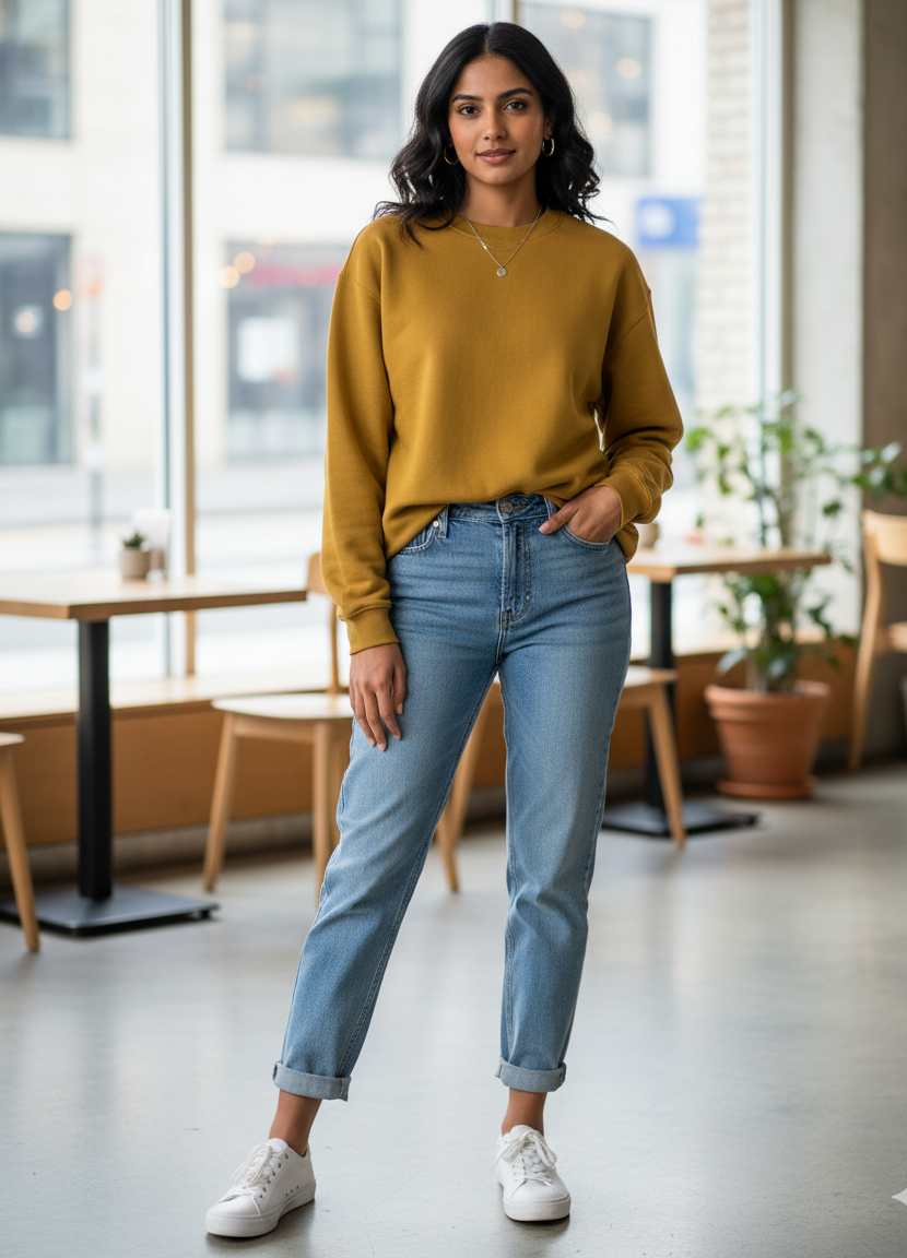 Boyfriend Fit Sweatshirt