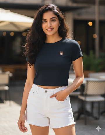 Creepin' Cute Crop Tee