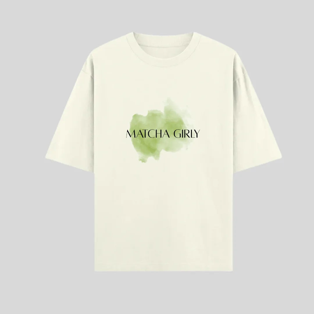 Matcha Girly Oversized T-Shirt