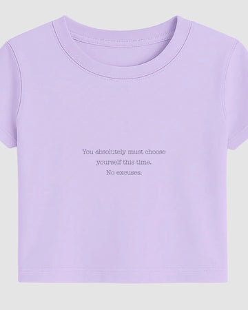Choose Yourself Crop Top