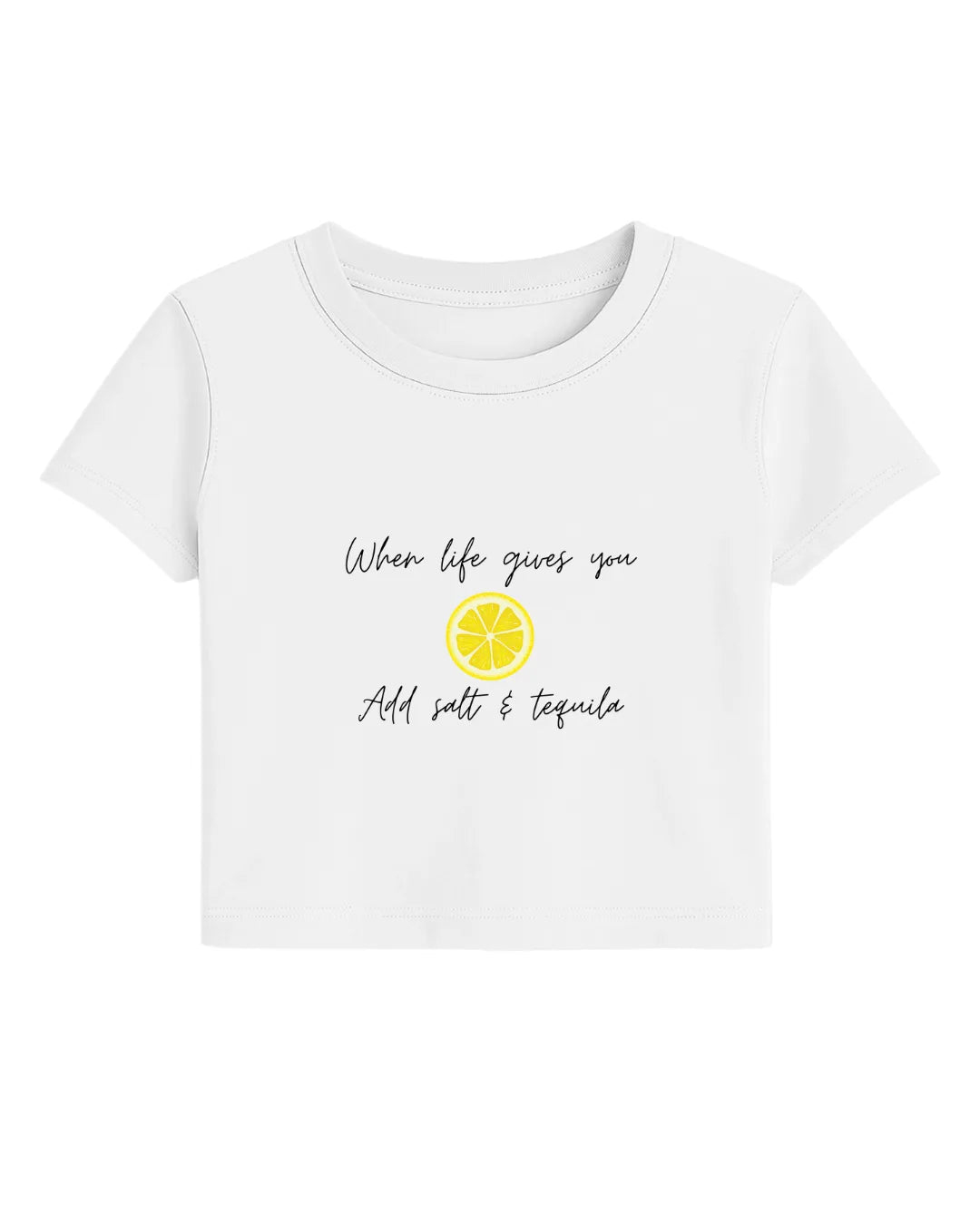 When Life Gives you Lemon Crop Top