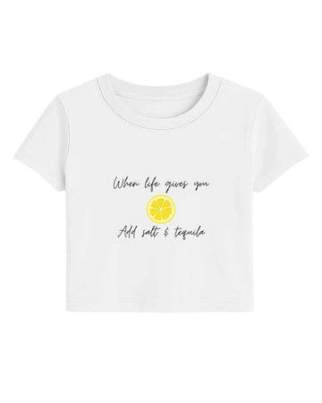When Life Gives you Lemon Crop Top