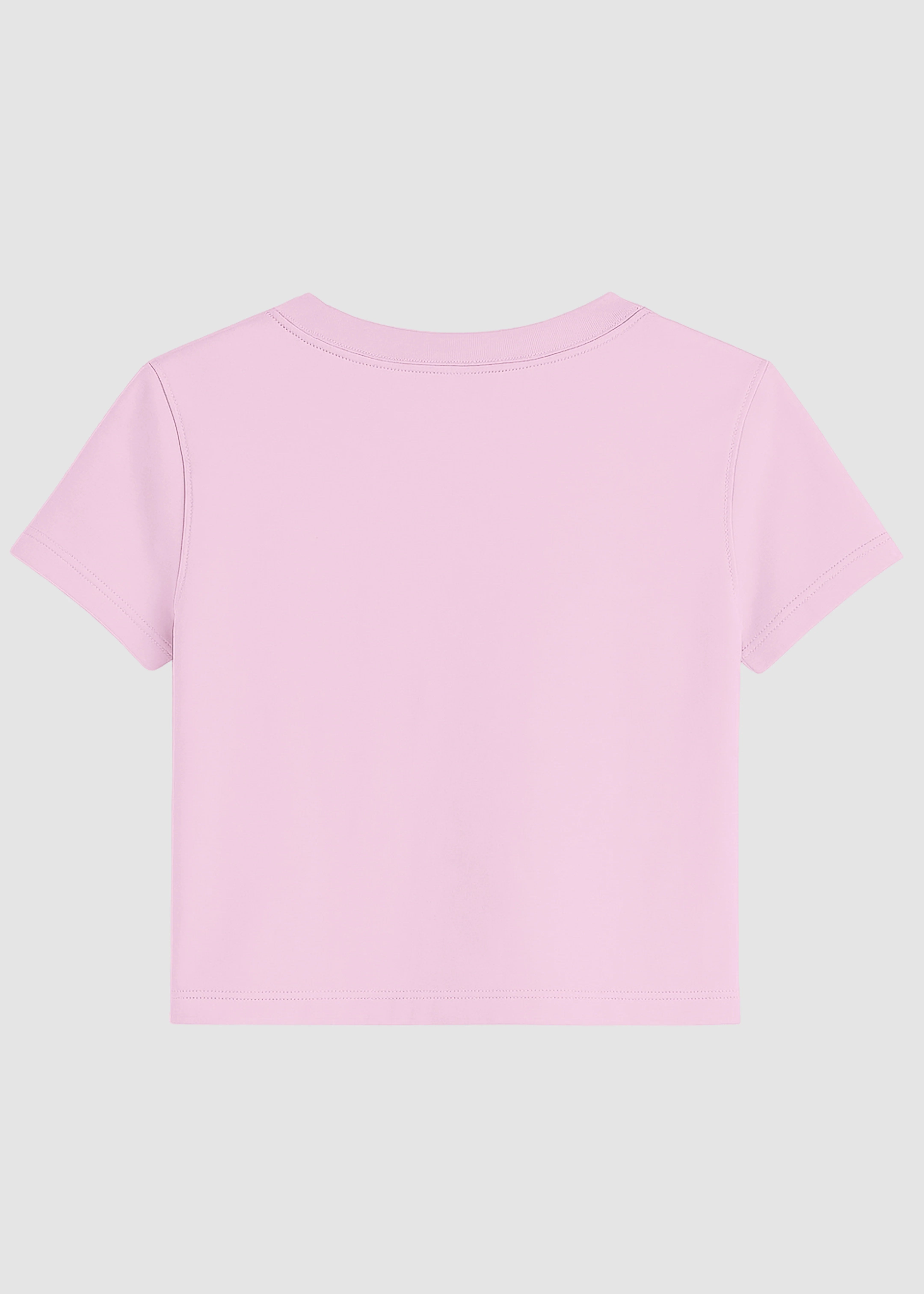 Light Pink Basic Crop Top