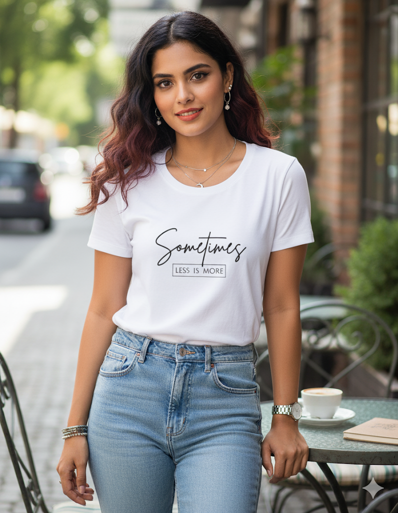 Sometimes Less is More Classic T-Shirt