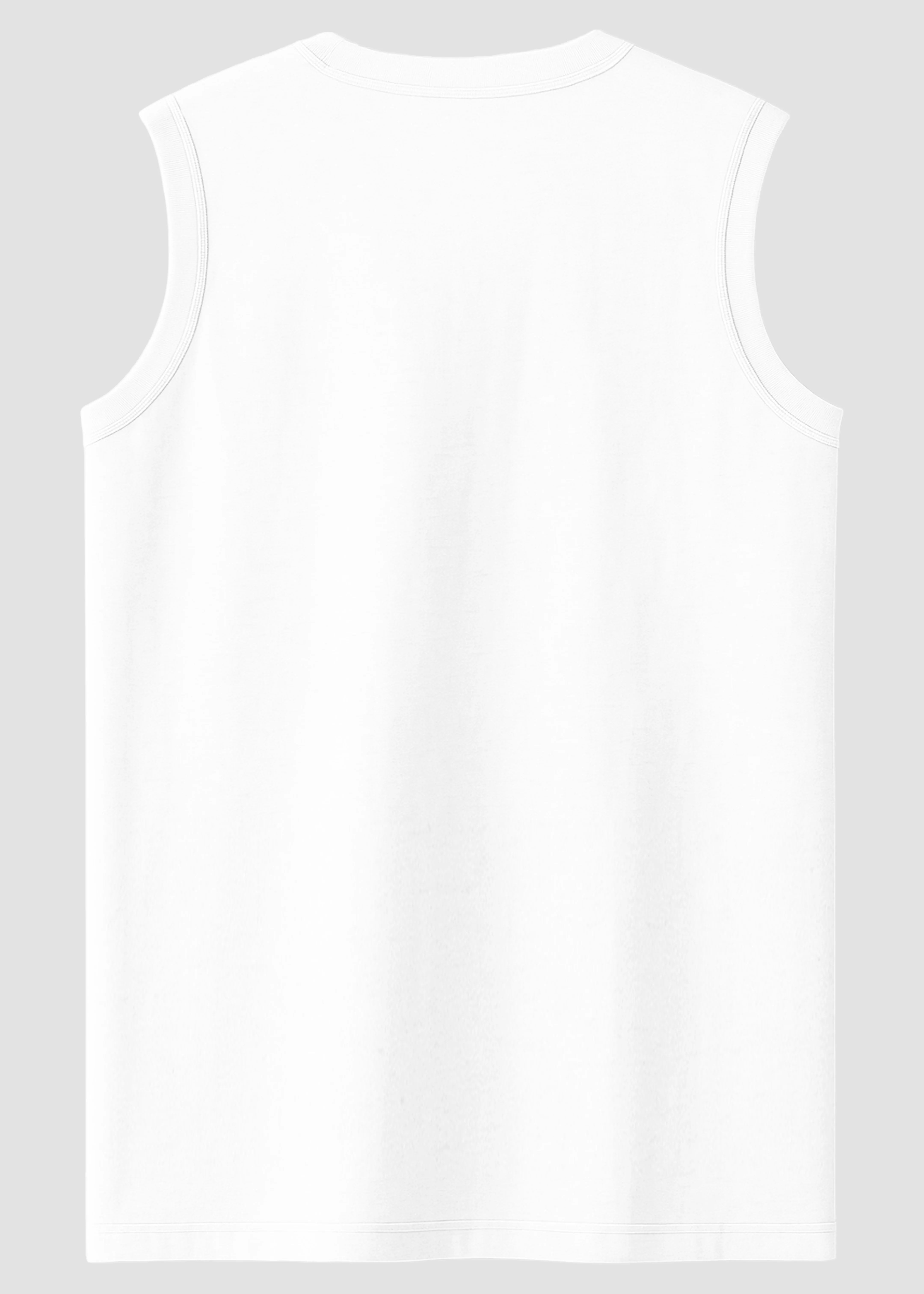 White CoreFlex Sleeveless T-Shirt